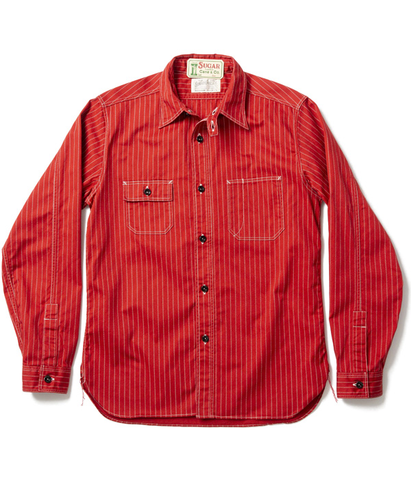 Lot No. SC28340 / FICTION ROMANCE “RED WABASH WORK SHIRT” - SUGAR