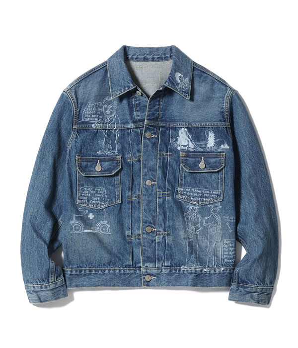 Lot No. SC14601 / 13oz. BLACK DENIM JACKET 1953 MODEL